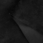 Suede leather Senegal 1.2mm ~ 1.4mm color: Black 1