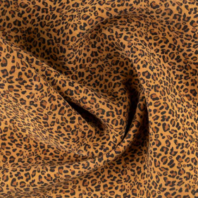 Velour Veronica 1mm color: Leopard cognac 1