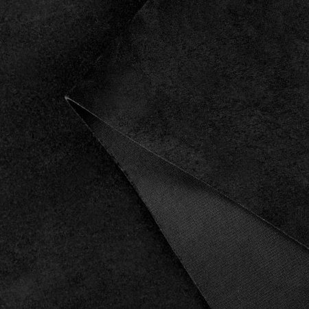 Suede leather Senegal 1.2mm ~ 1.4mm color: Black 1