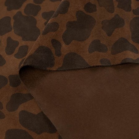 Split leather Daisy 1.2mm~1.4mm color: Chocolate 1
